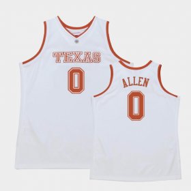 #0 Timmy Allen Authentic UT Men's White Jersey 778878-170
