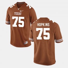 #75 Trey Hopkins College Football UT Mens Burnt Orange Jersey 660358-952