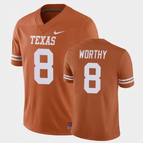 #8 Xavier Worthy Game Longhorns Men Orange Jersey 247869-560