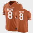#8 Xavier Worthy Game University of Texas Men's Texas Orange Jersey 934556-288