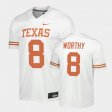 #8 Xavier Worthy Game University of Texas Men White Jersey 710912-917