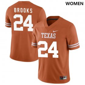 #24 Jonathon Brooks NIL Player UT Women's Texas Orange Jersey 182831-527