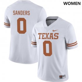 #0 Ja'Tavion Sanders NIL Player UT Women White Jersey 313523-710
