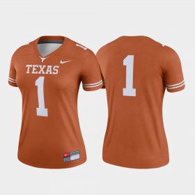 #1 Legend UT College Football Women's Texas Orange Jersey 706140-994