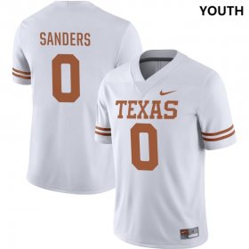 #0 Ja'Tavion Sanders NIL Player University of Texas Youth White Jersey 510194-583