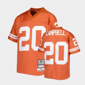#20 Earl Campbell Replica UT Youth Texas Orange Jersey 433805-804